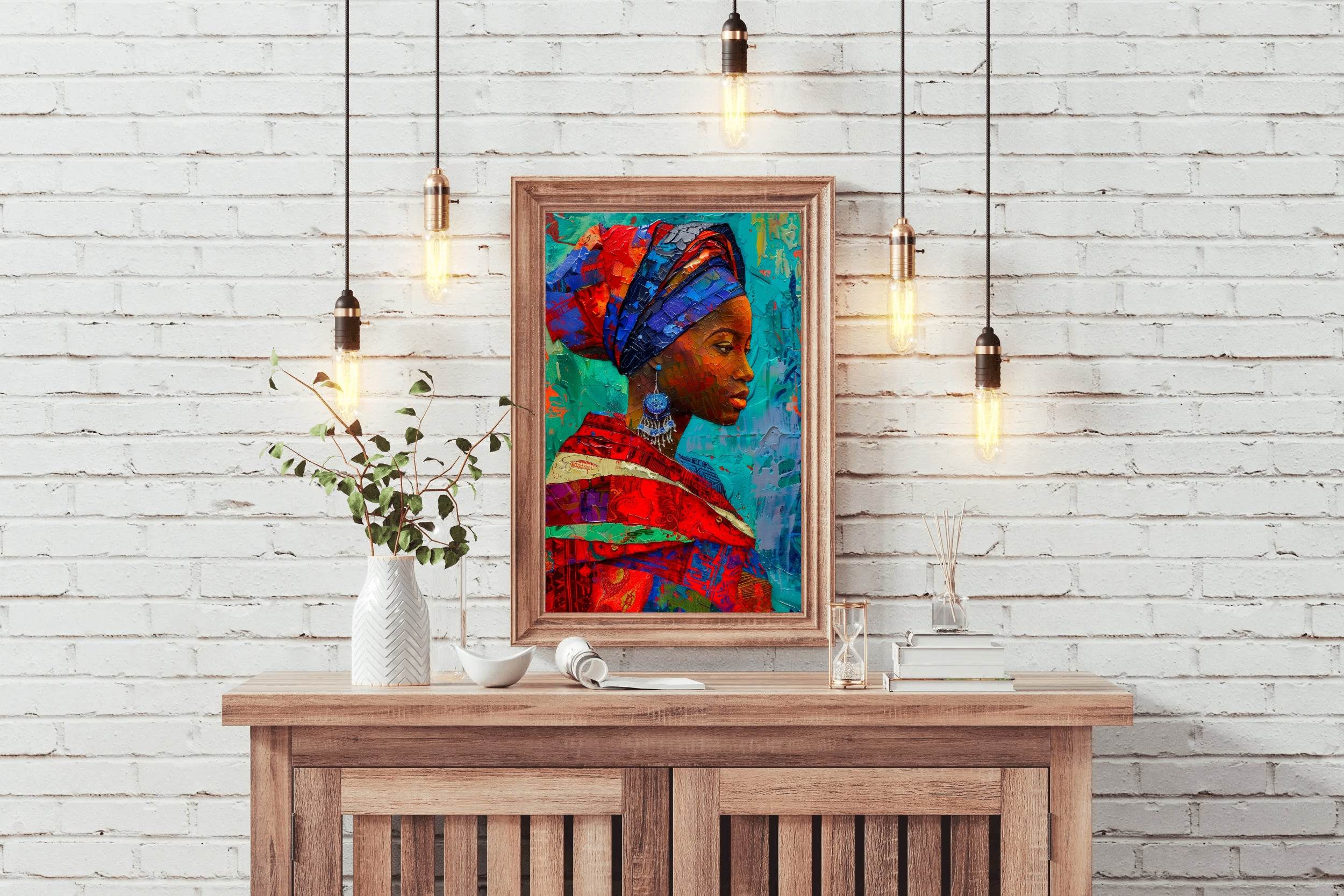 Noble Woman Wall Art - beink online art store