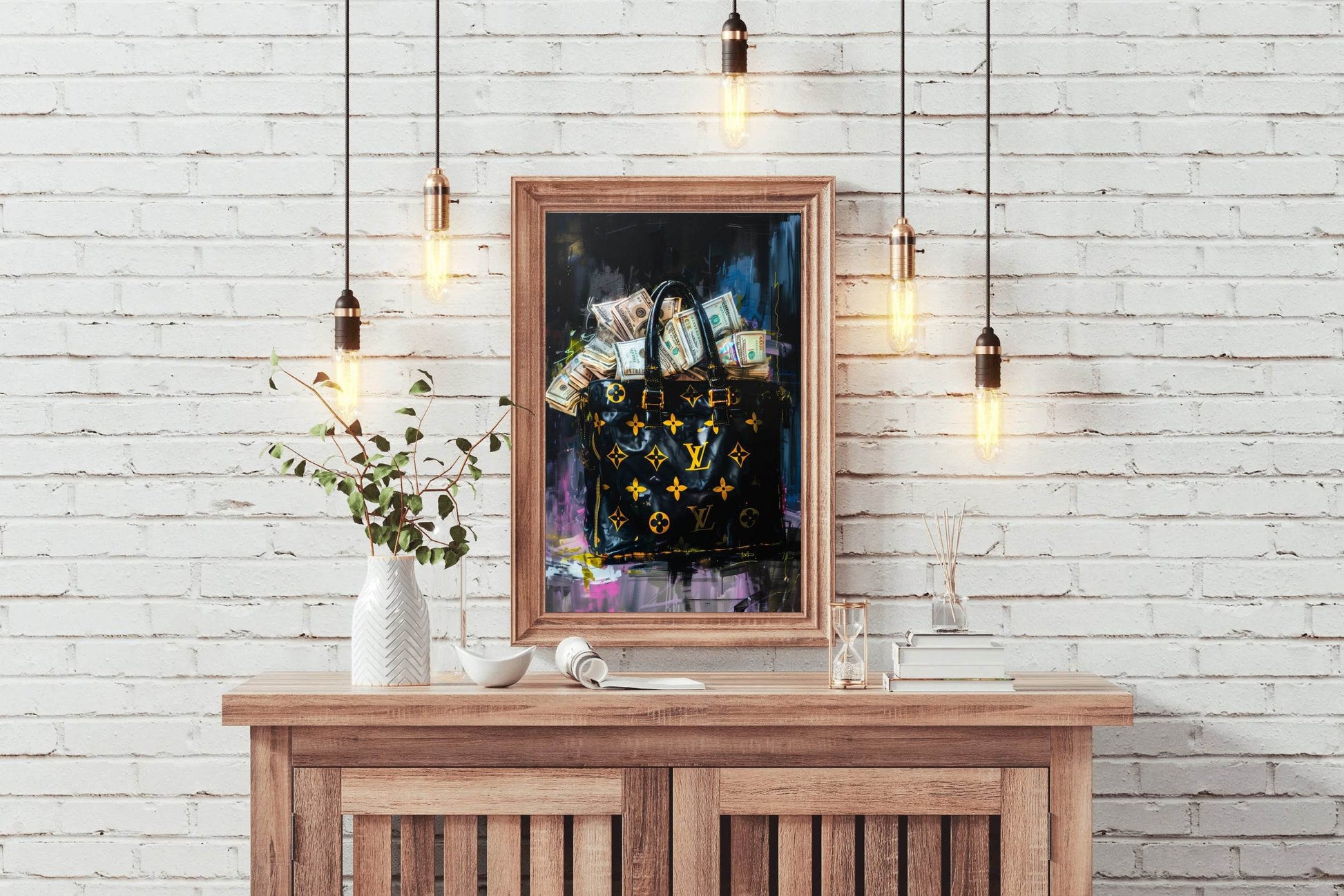Bag Full of Money Wall Art - beink online art store