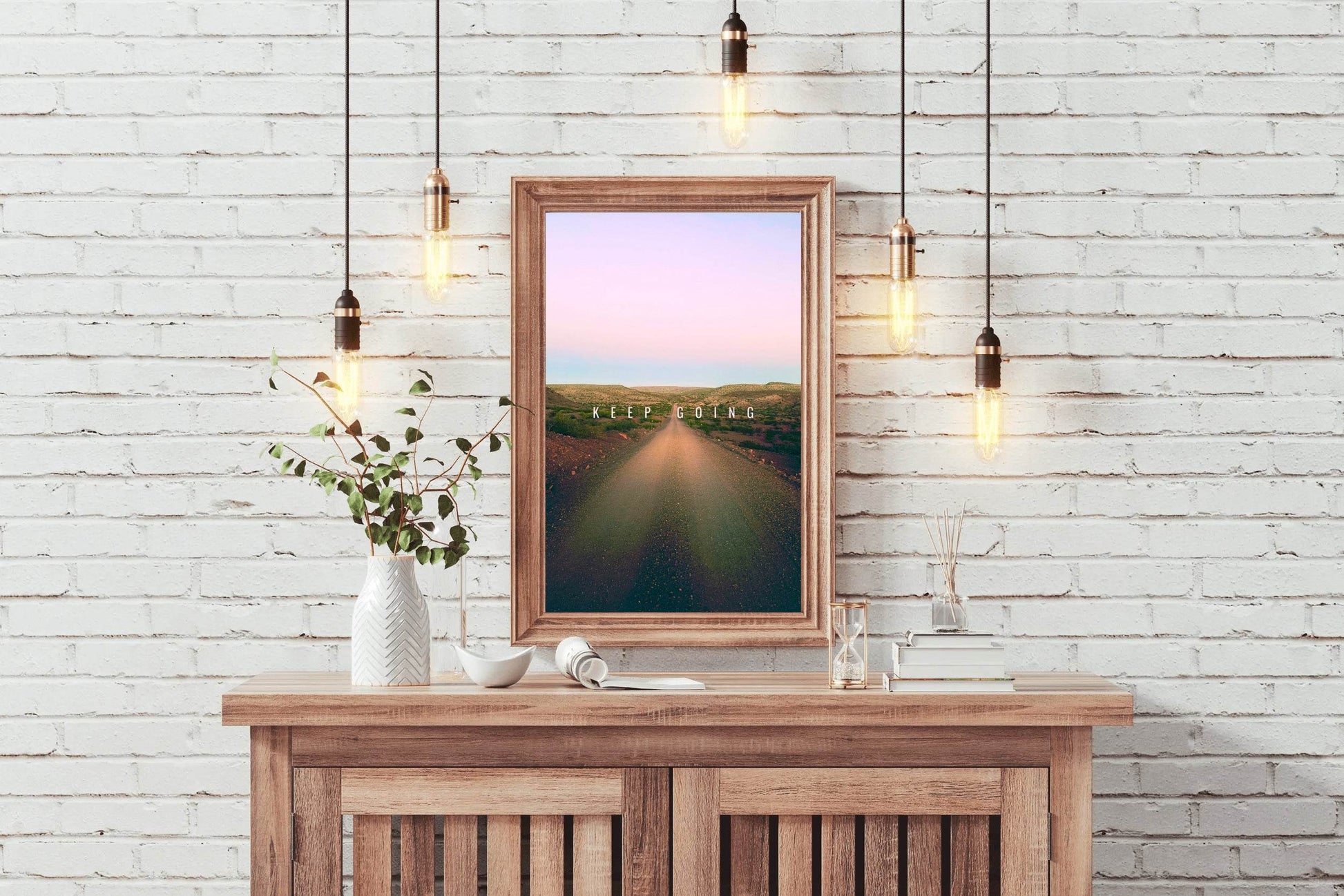 Keep Going Motivational Wall Art - beink online art store