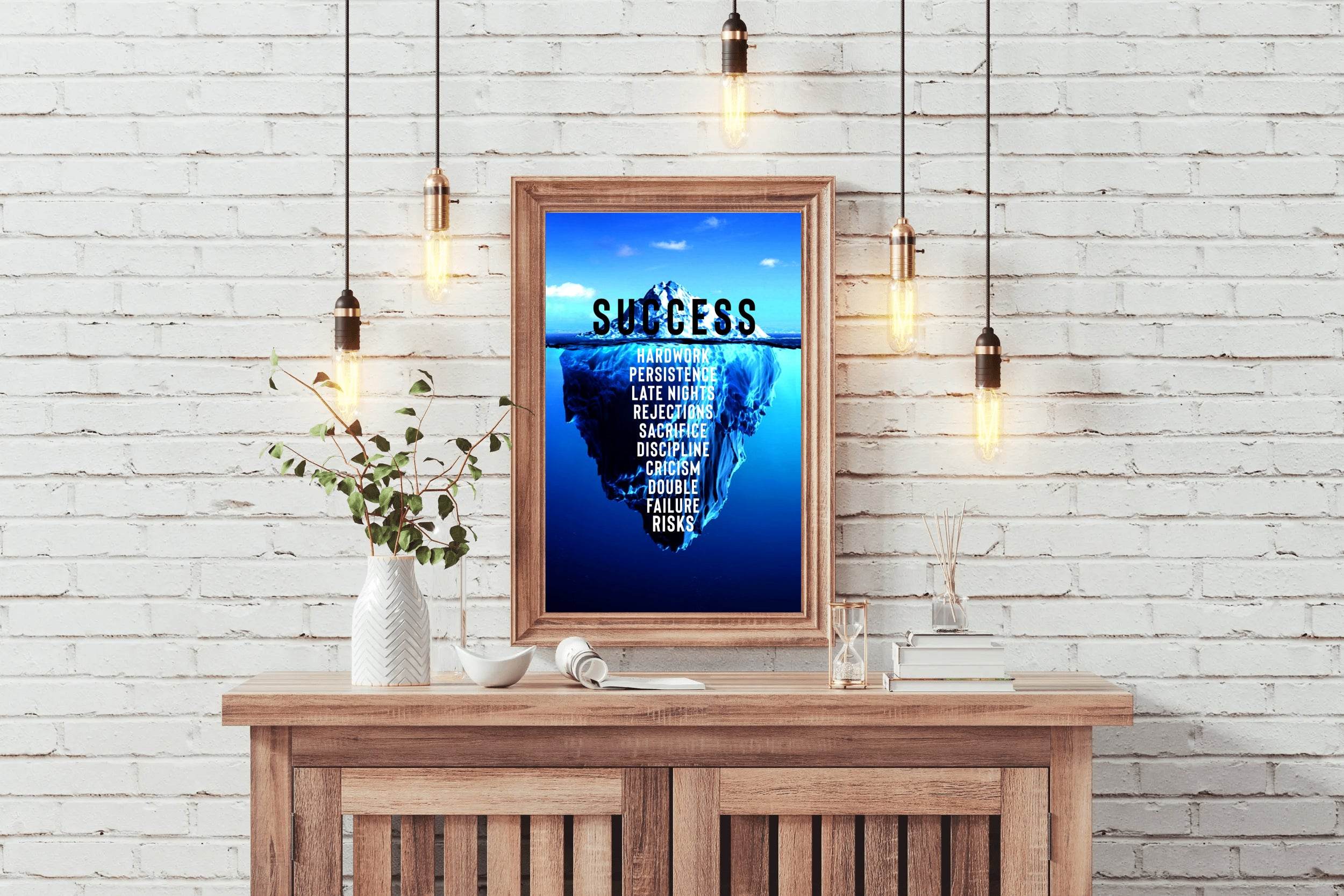 A Path to Success Motivational Wall Art - beink online art store