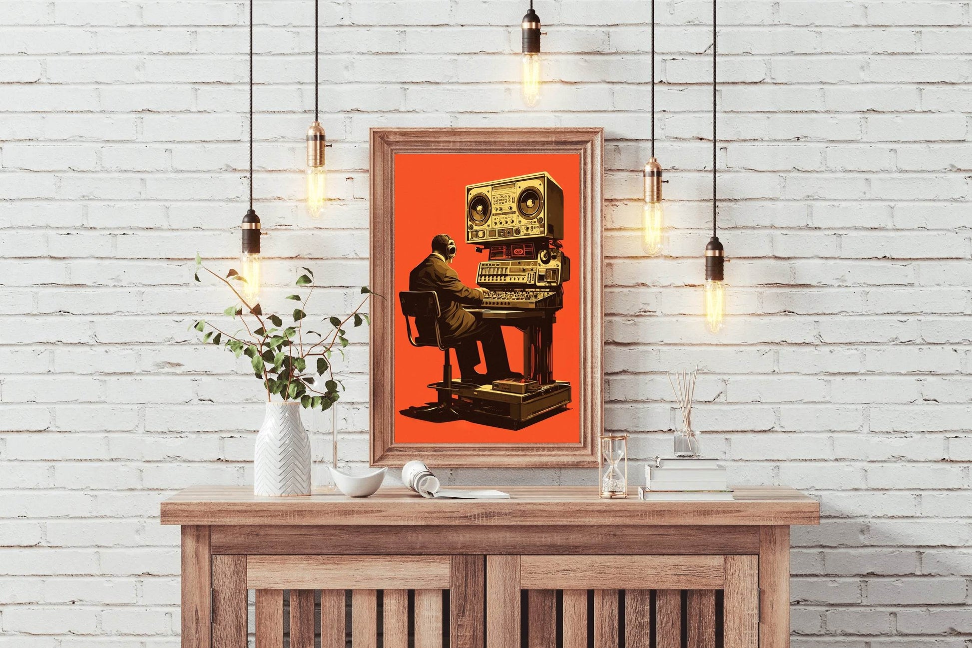 Radio Technology Integration System Wall Art - beink online art store
