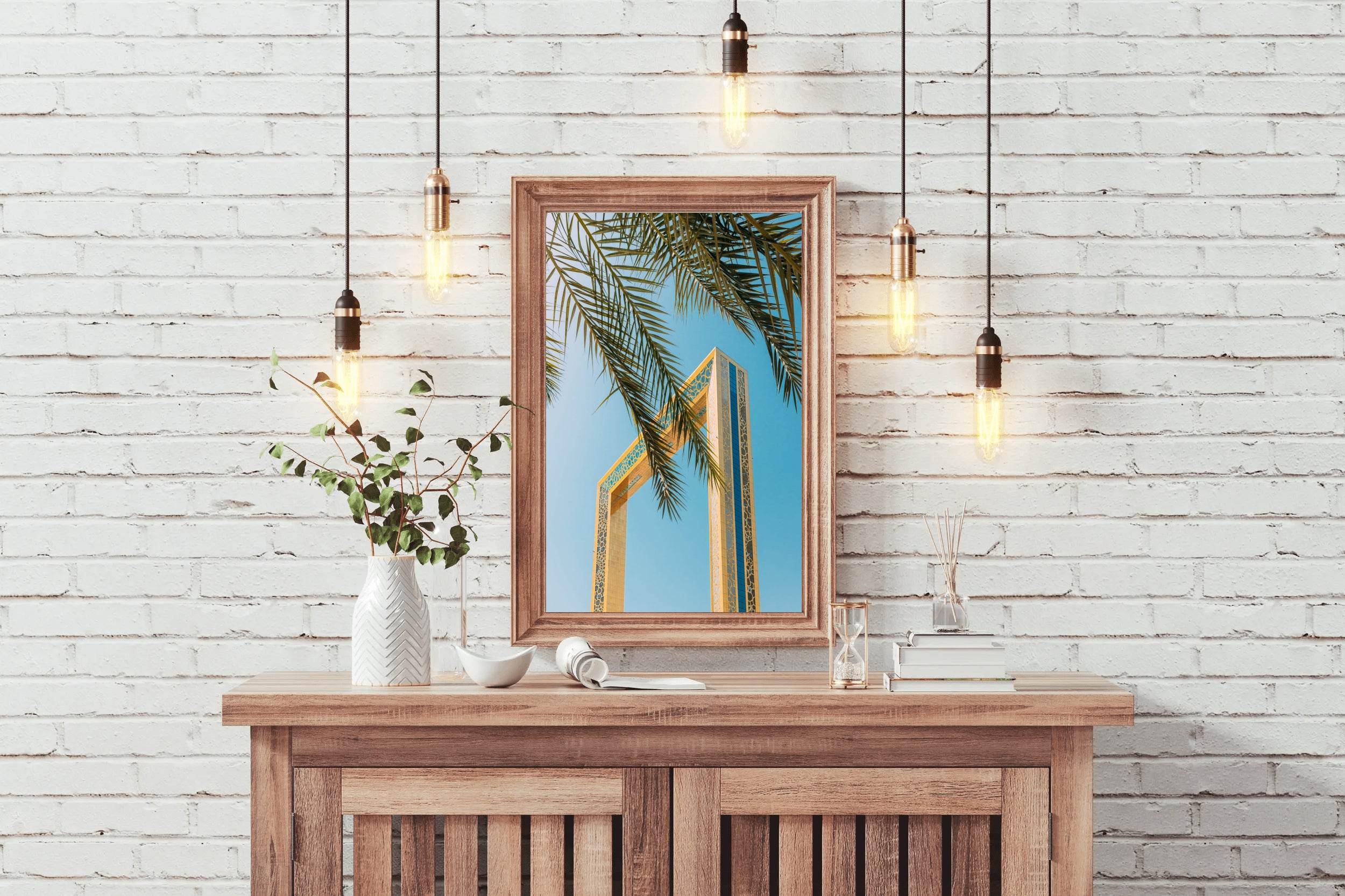 The Frame and a Palm Wall Art - beink online art store