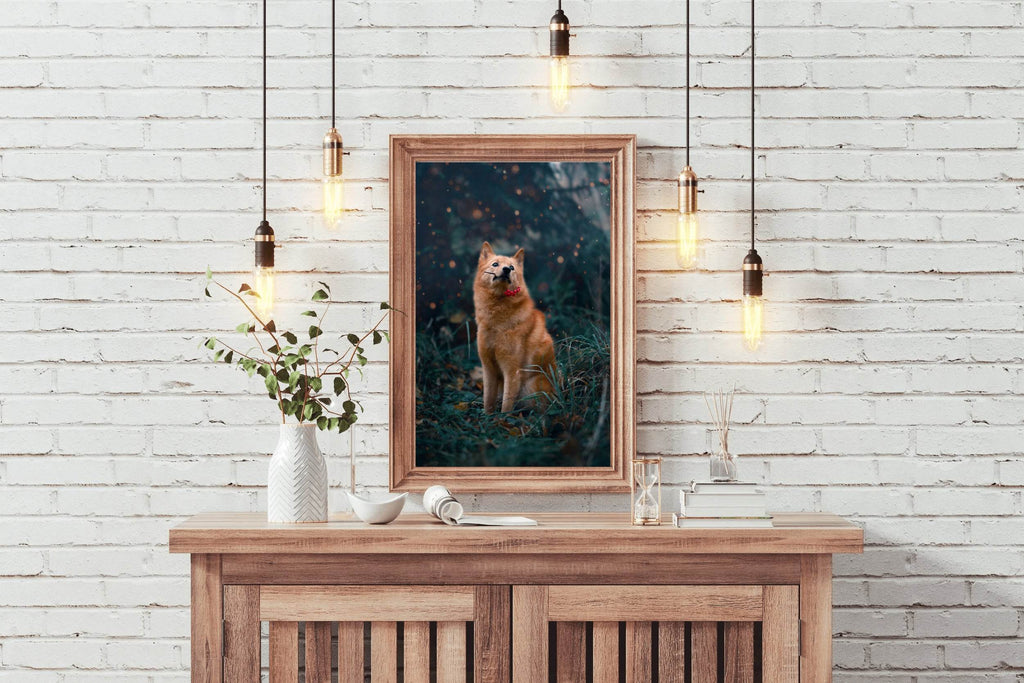 Finnish Spitz Animal Wall Art - beink online art store