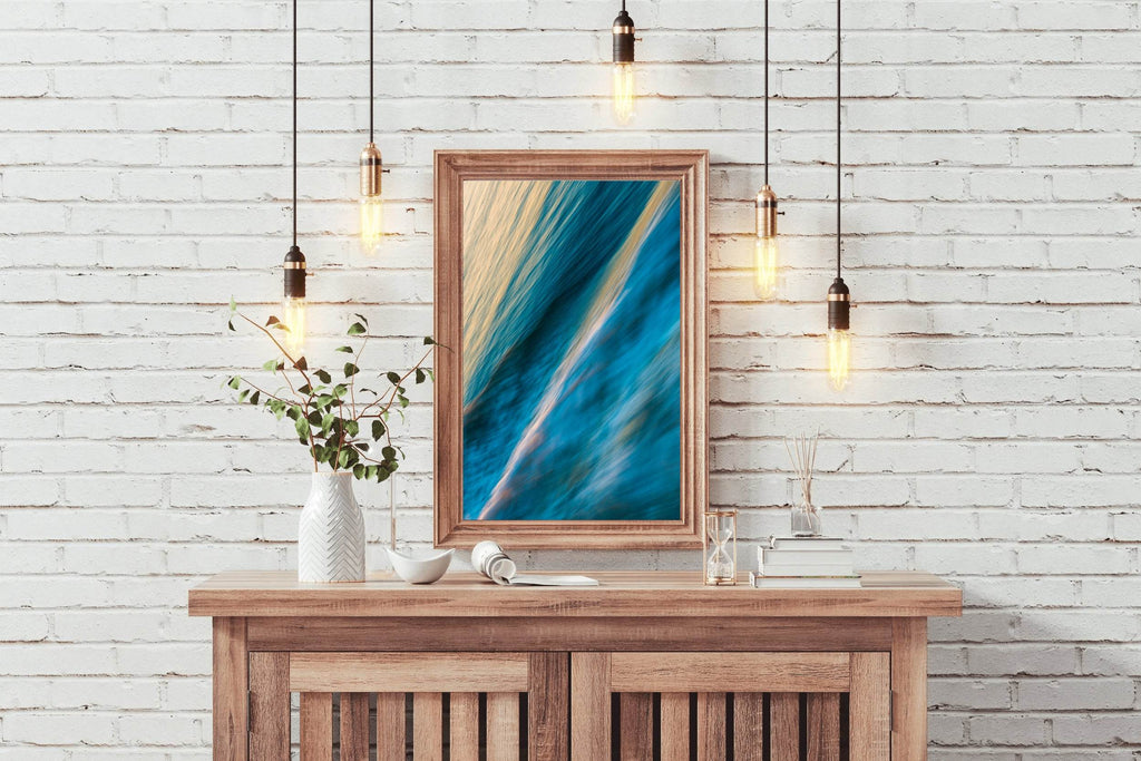 Sea Waves Abstract Wall Art - beink online art store