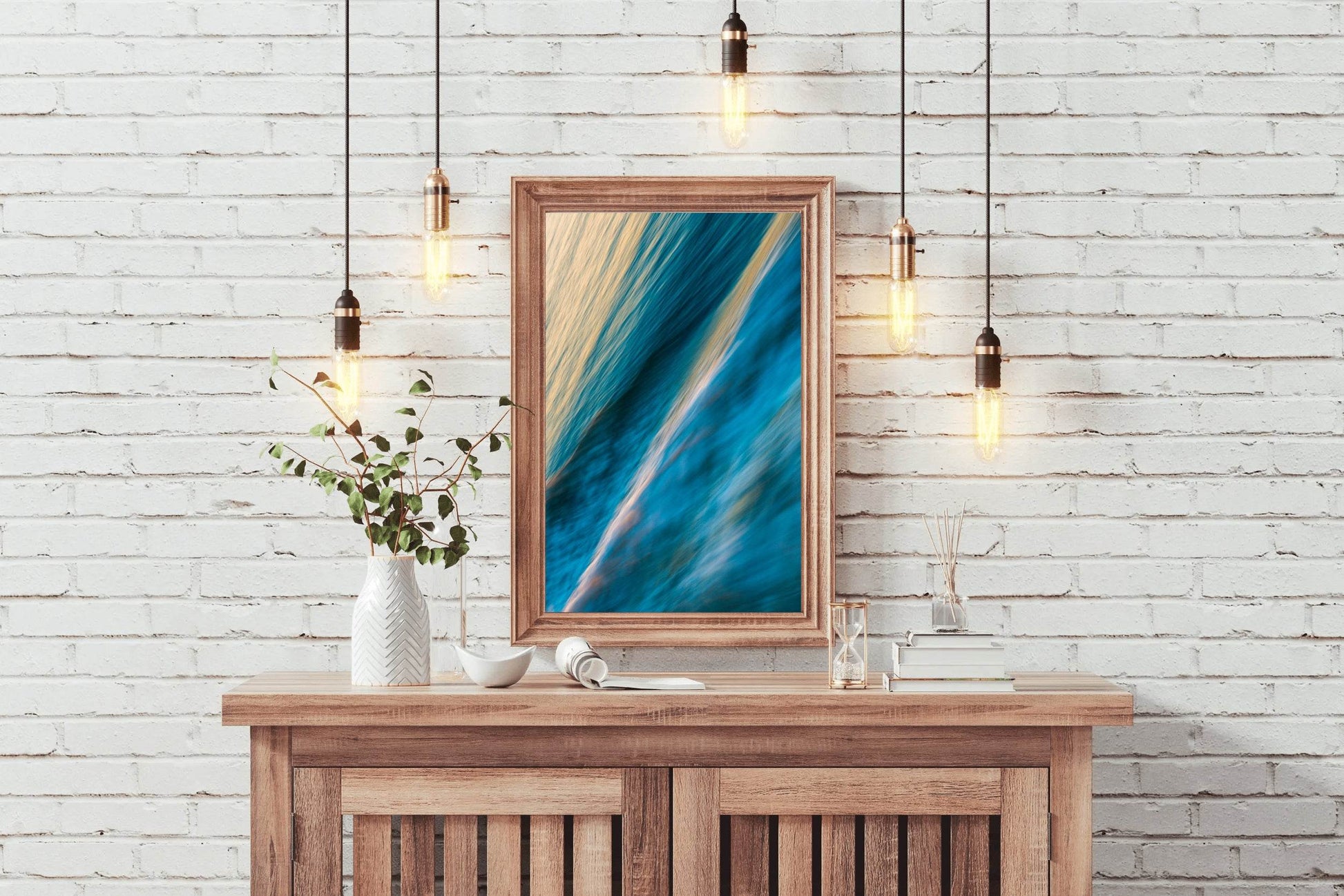 Sea Waves Abstract Wall Art - beink online art store