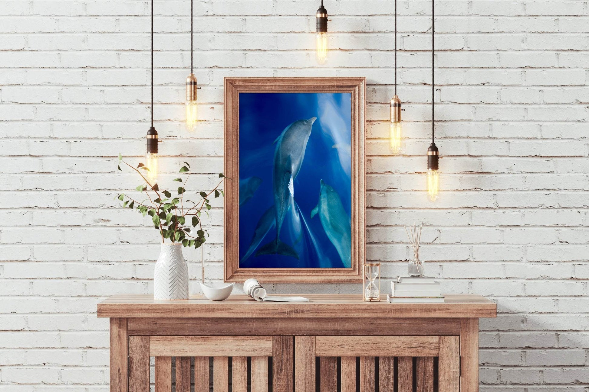 Common Bottlenose Dolphin Wall Art - beink online art store