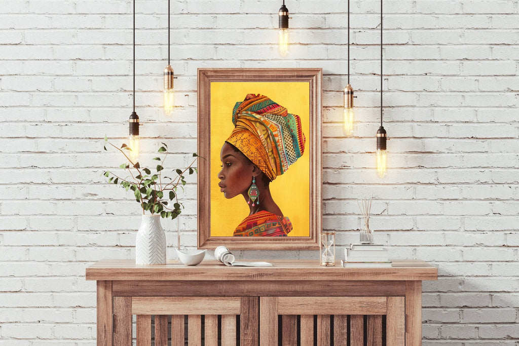 African Beauty Faces Wall Art - beink online art store