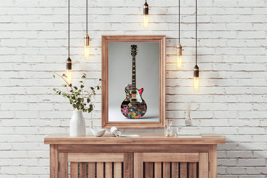 JSA Model Electric Guitar Wall Art - beink online art store