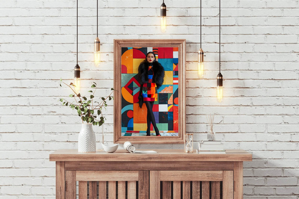Colorful Silk Short Dress Wall Art - beink online art store