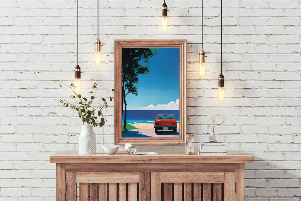 Old Car Wall Art - beink online art store