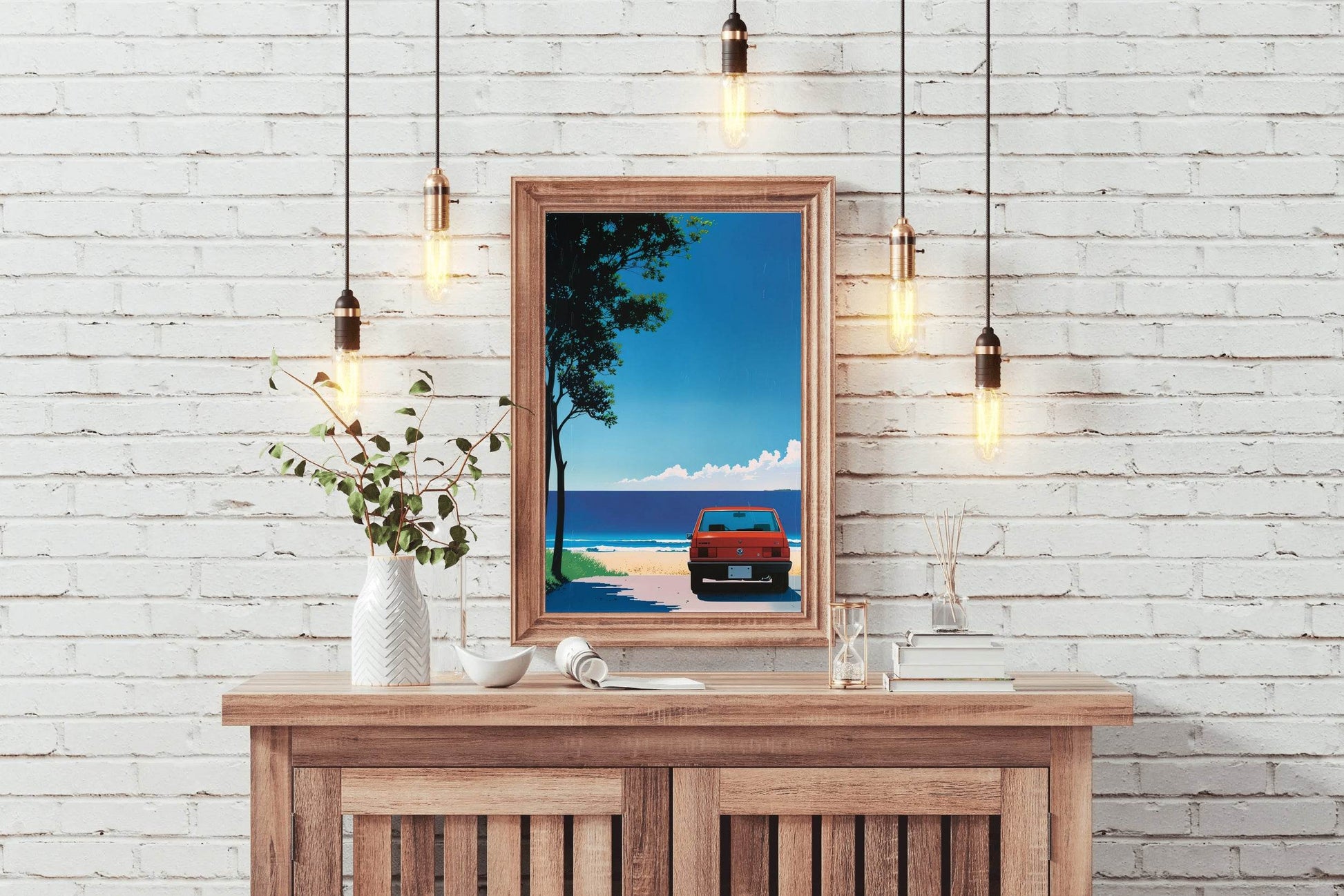 Old Car Wall Art - beink online art store