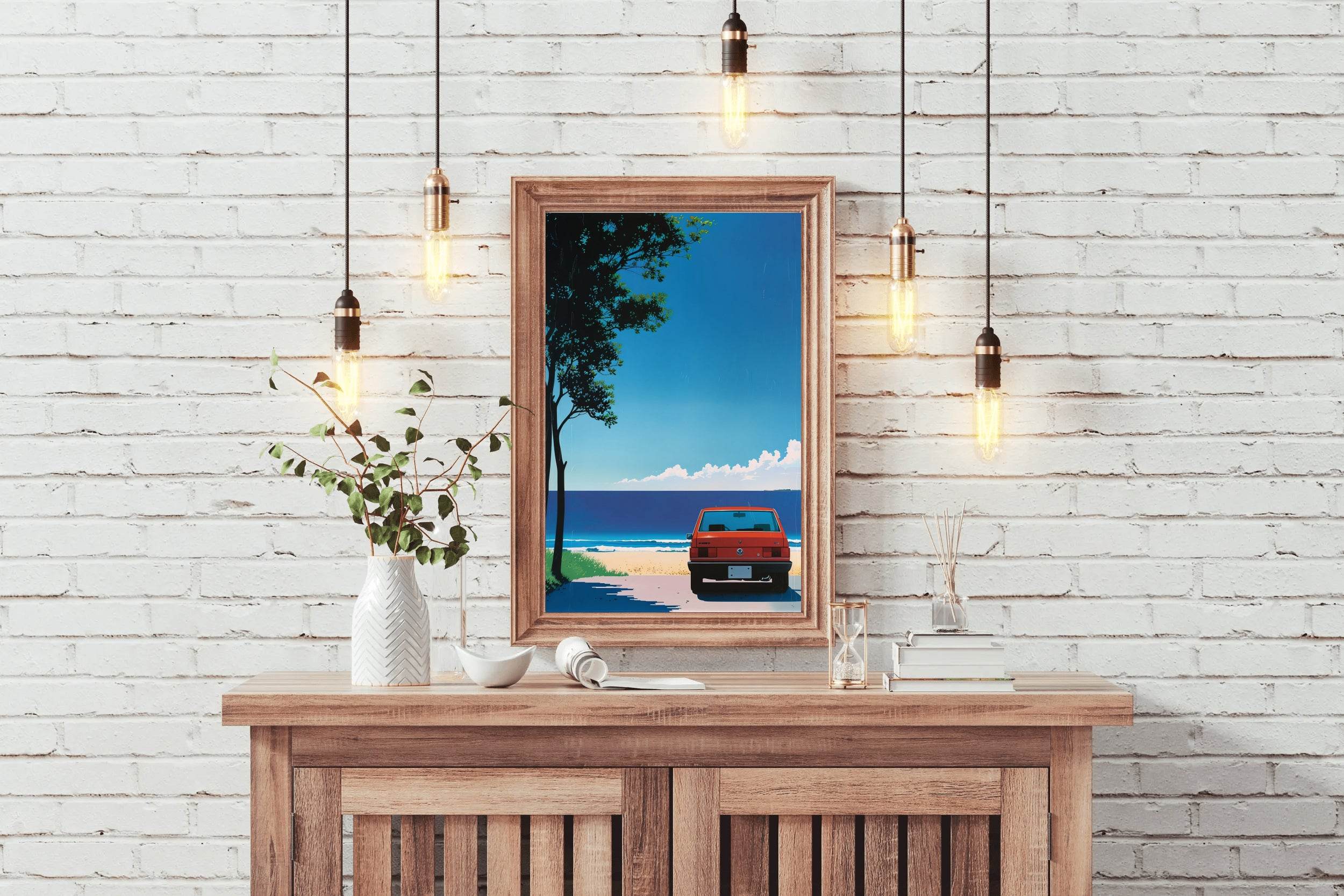 Old Car Wall Art - beink online art store