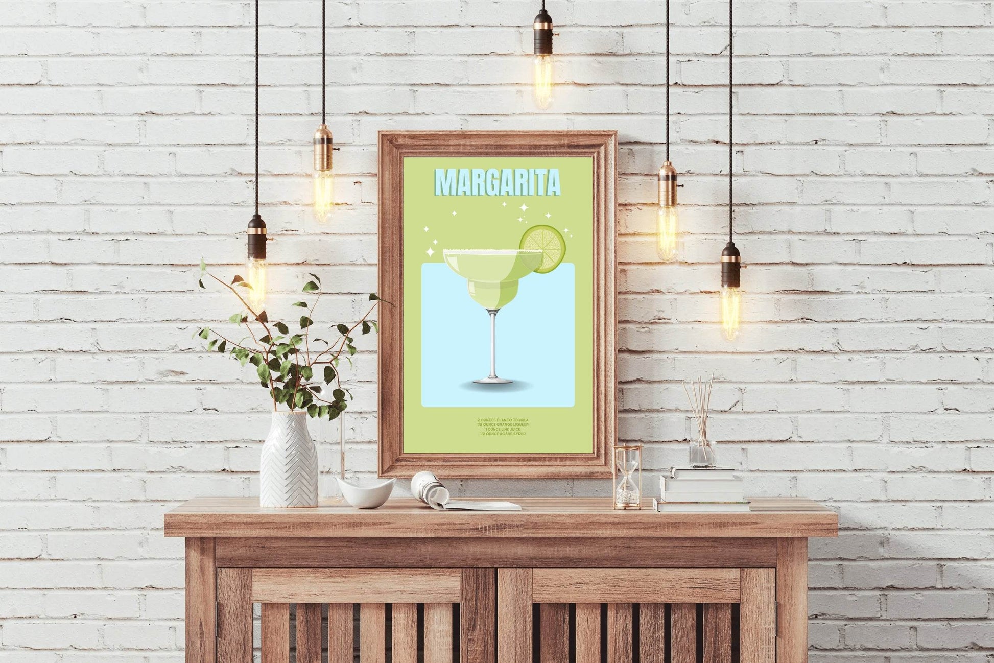 Lemon Margarita Wall Art - beink online art store