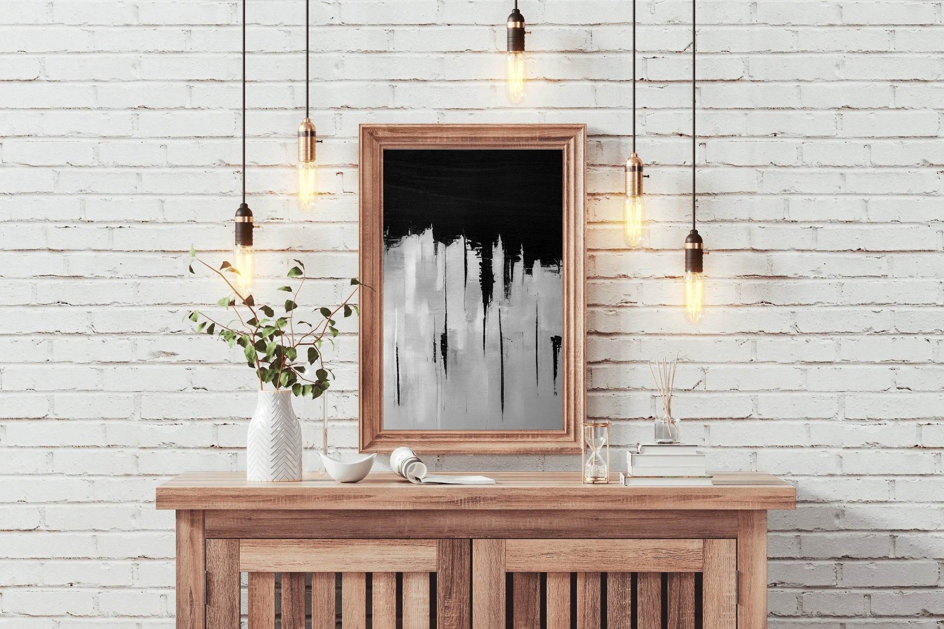 Black and White Abstract Wall Art - beink online art store