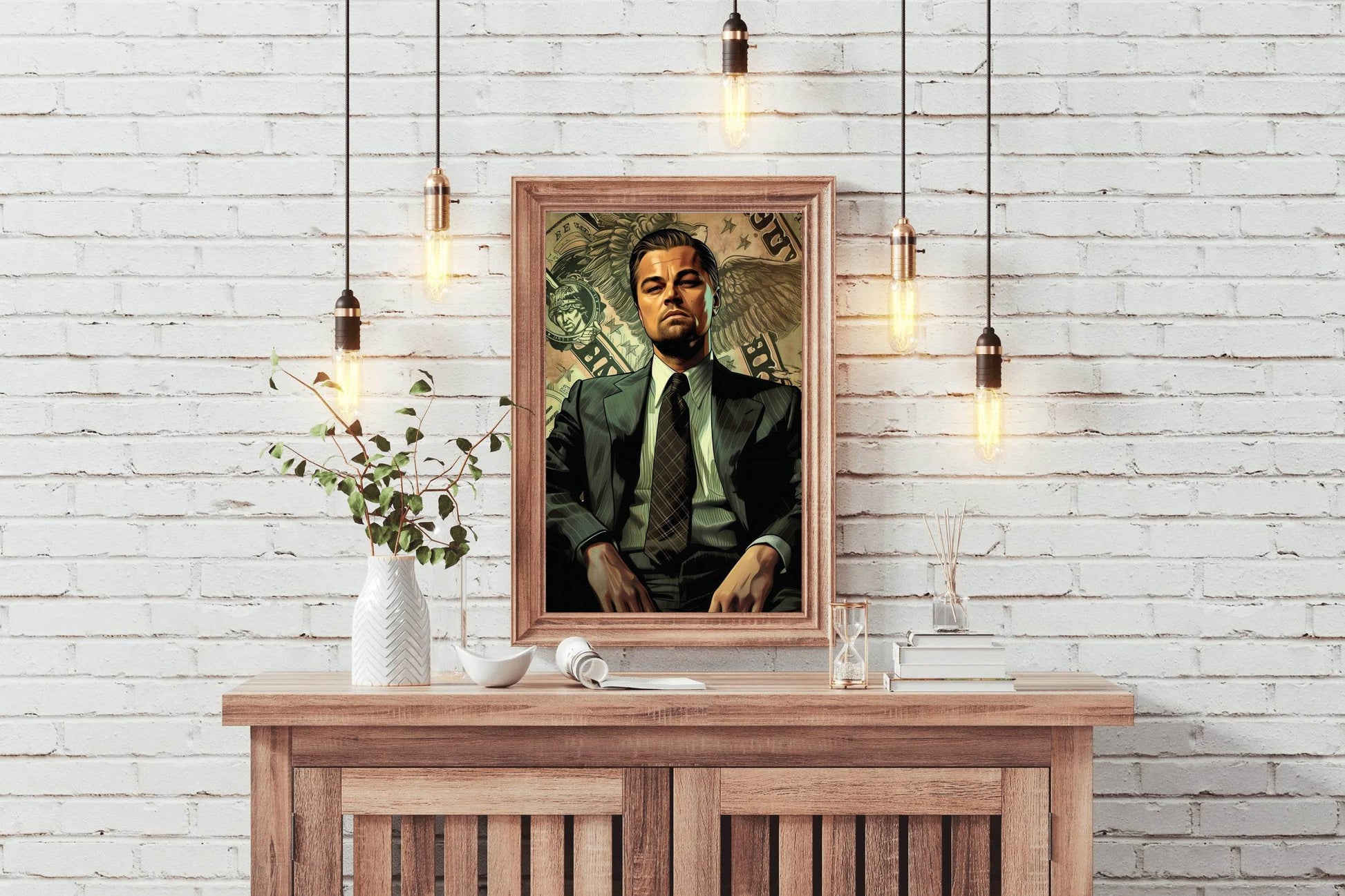 Leonardo DiCaprio Rich Look Wall Art - beink online art store