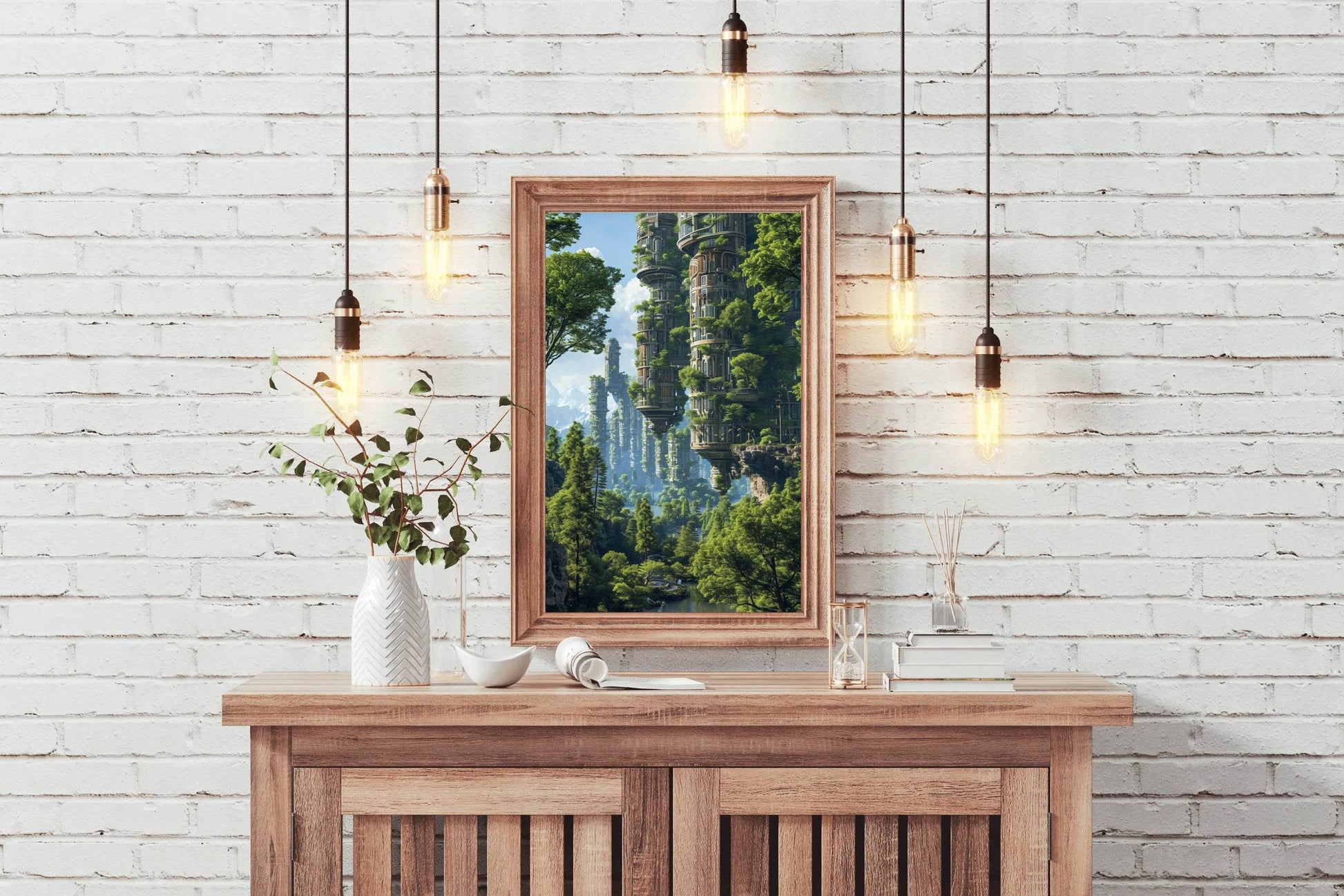 Lush Hanging Forest Wall Art - beink online art store
