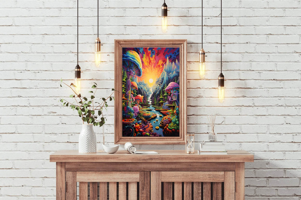Kayas Collection Abstract Psychedelic Wall Art - beink online art store