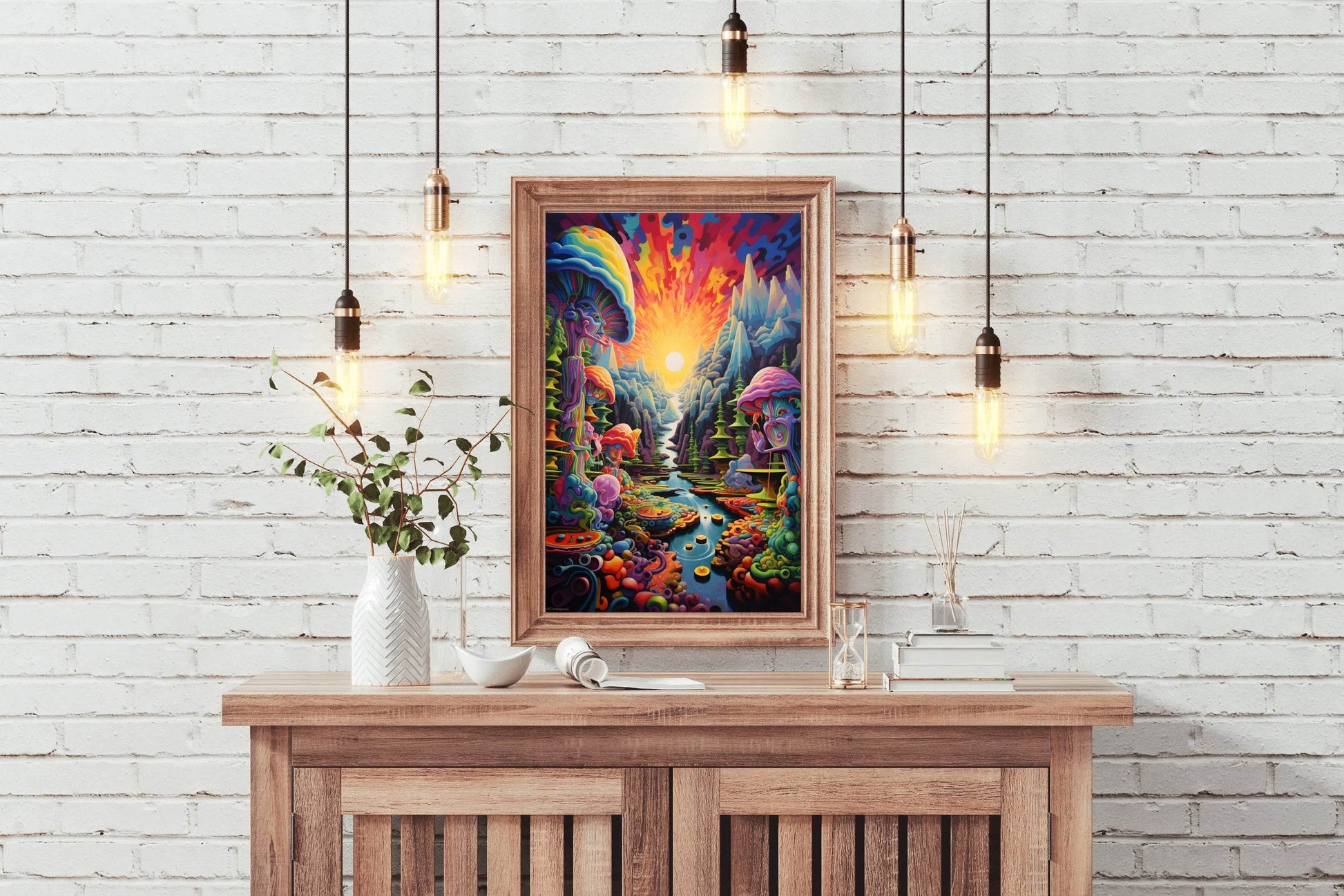 Kayas Collection Abstract Psychedelic Wall Art - beink online art store