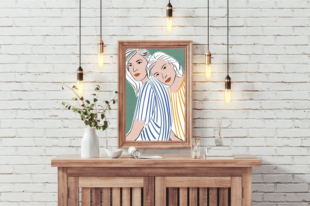 Contemporary Female Wall Art - beink online art store