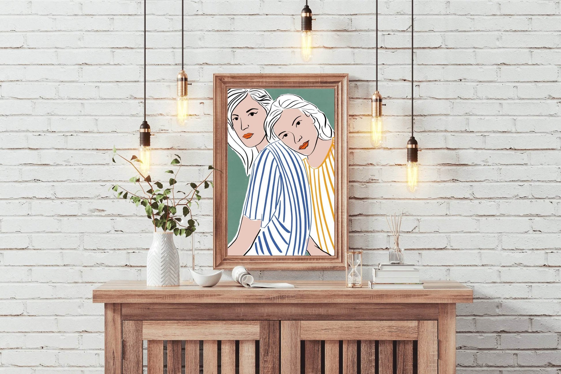 Contemporary Female Wall Art - beink online art store