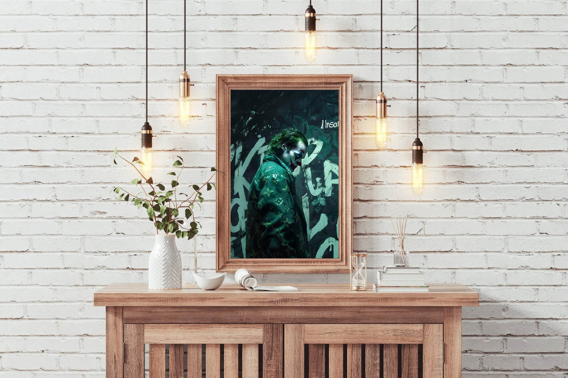 Joker Character Premium Portrait Wall Art - beink online art store