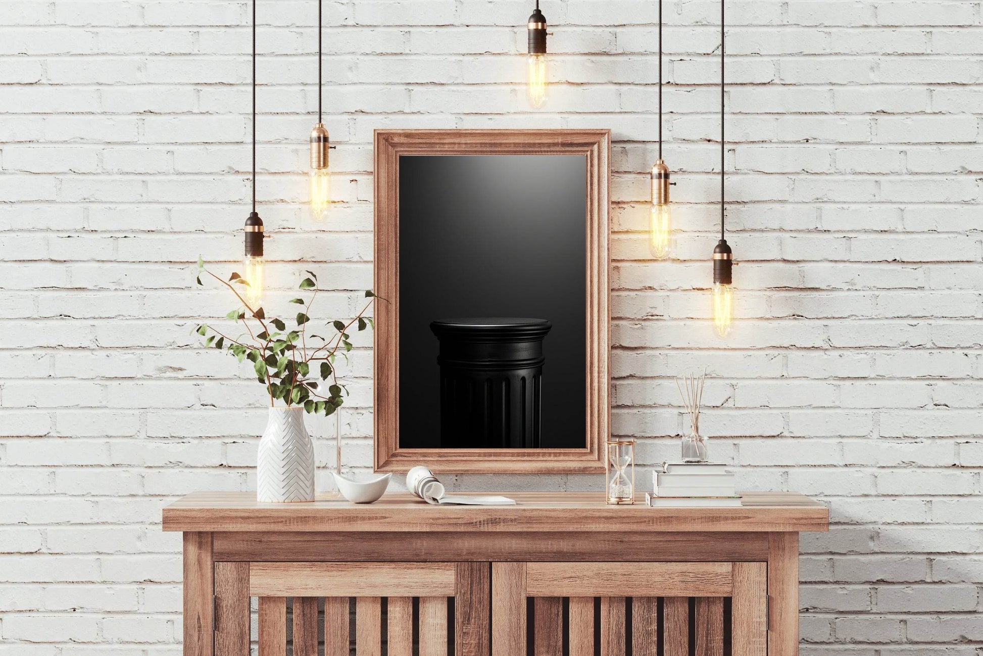 Olympus Vase Black & White Wall Art - beink online art store