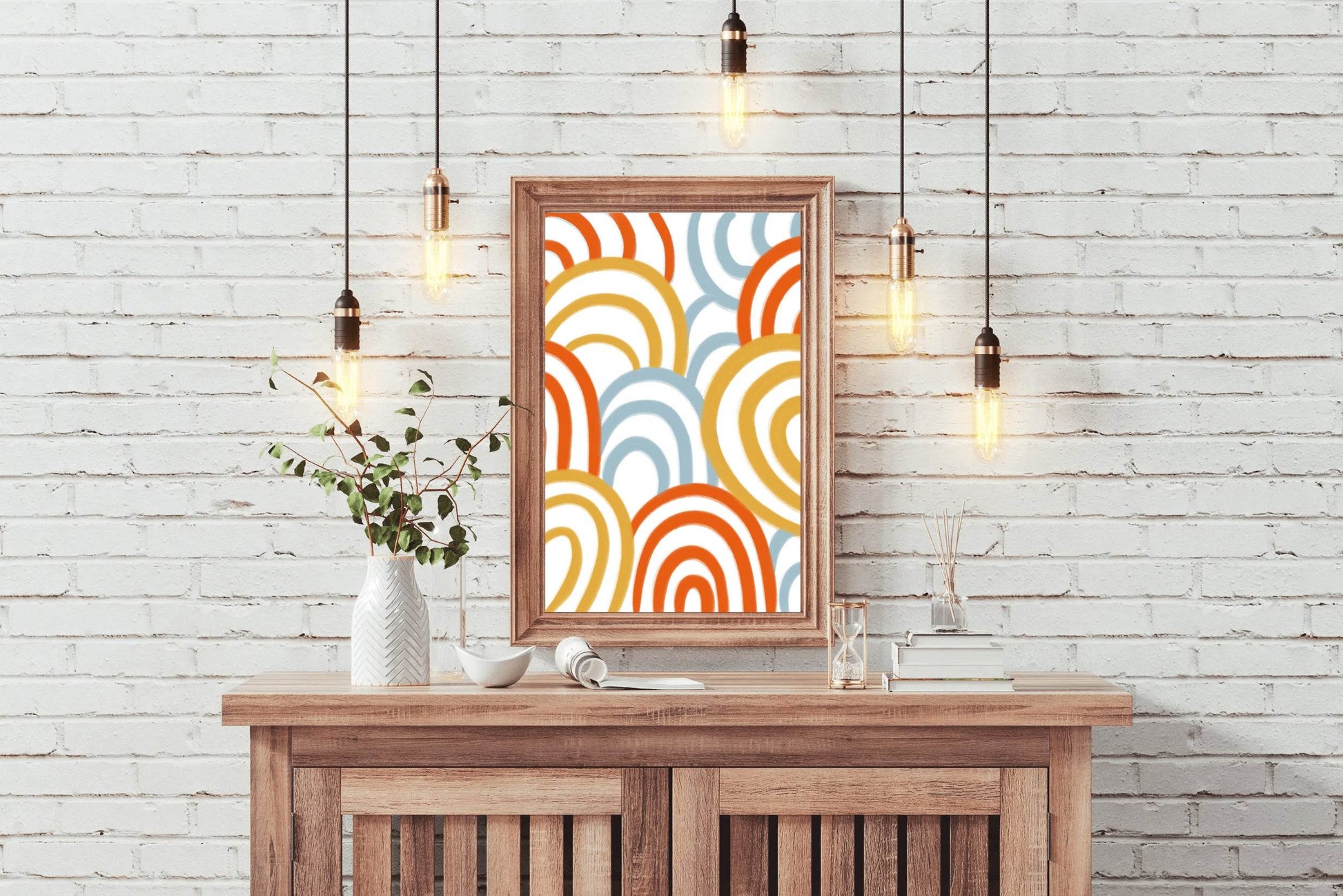Colored Circles Wall Art - beink online art store