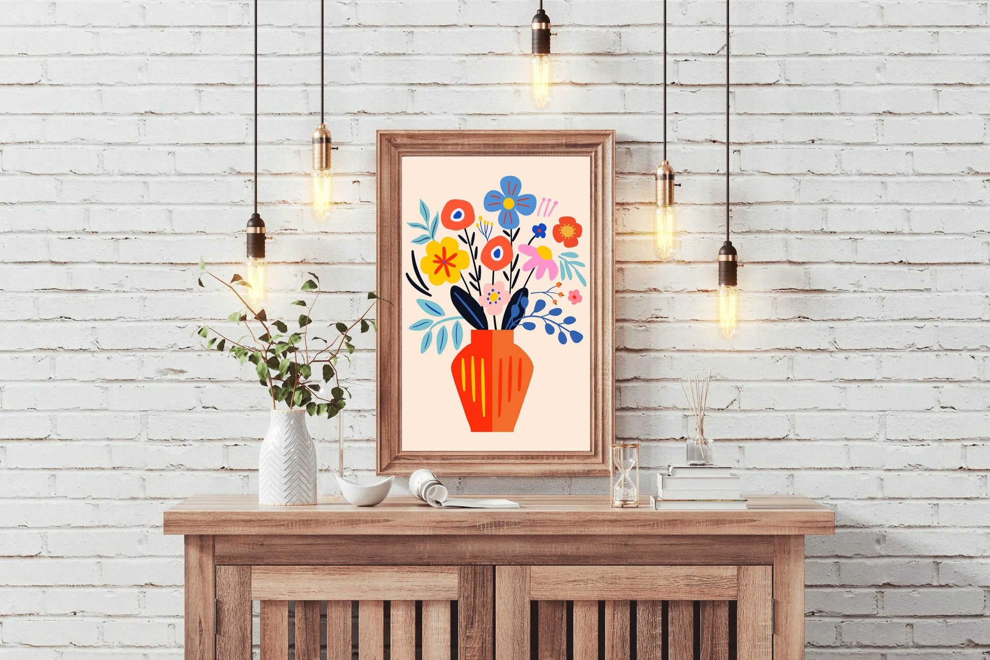 Painting a Vase of Spring Flowers - beink online art store