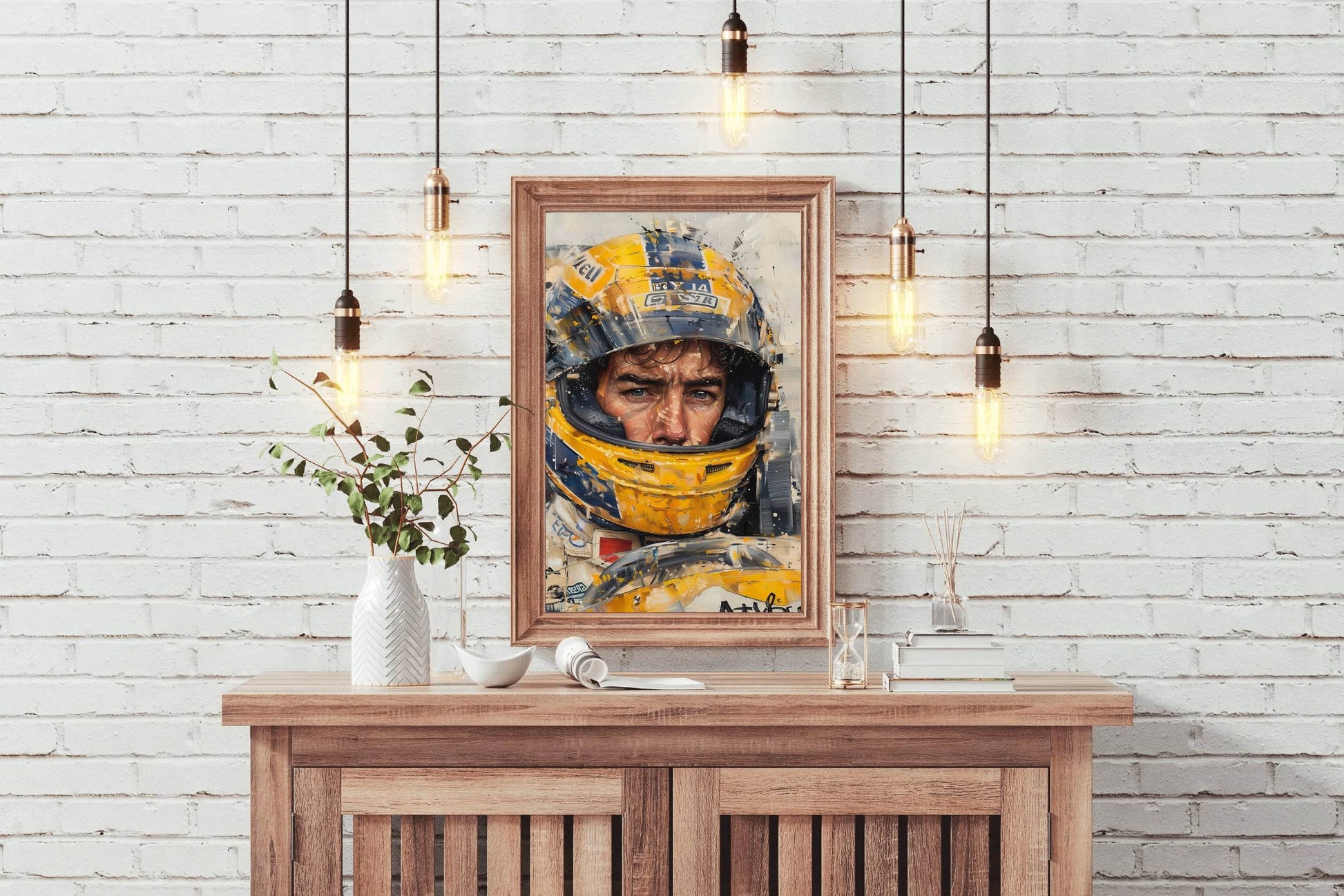Casket Hat Yellow Wall Art - beink online art store