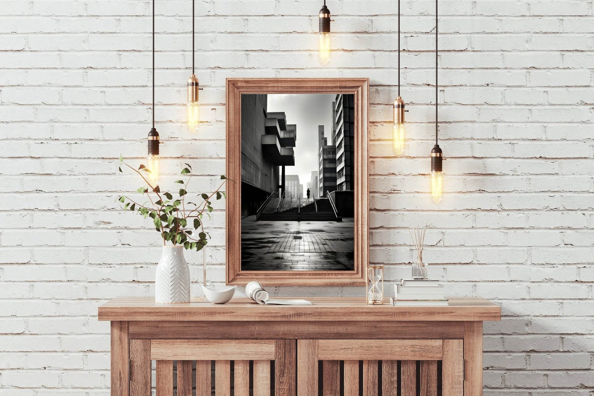 Black White Architectural Wall Art - beink online art store