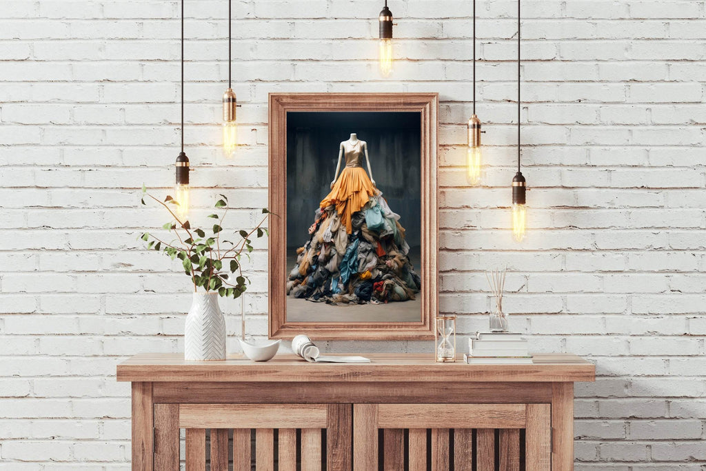 Colorful Clothes On Mannequins Wall Art - beink online art store