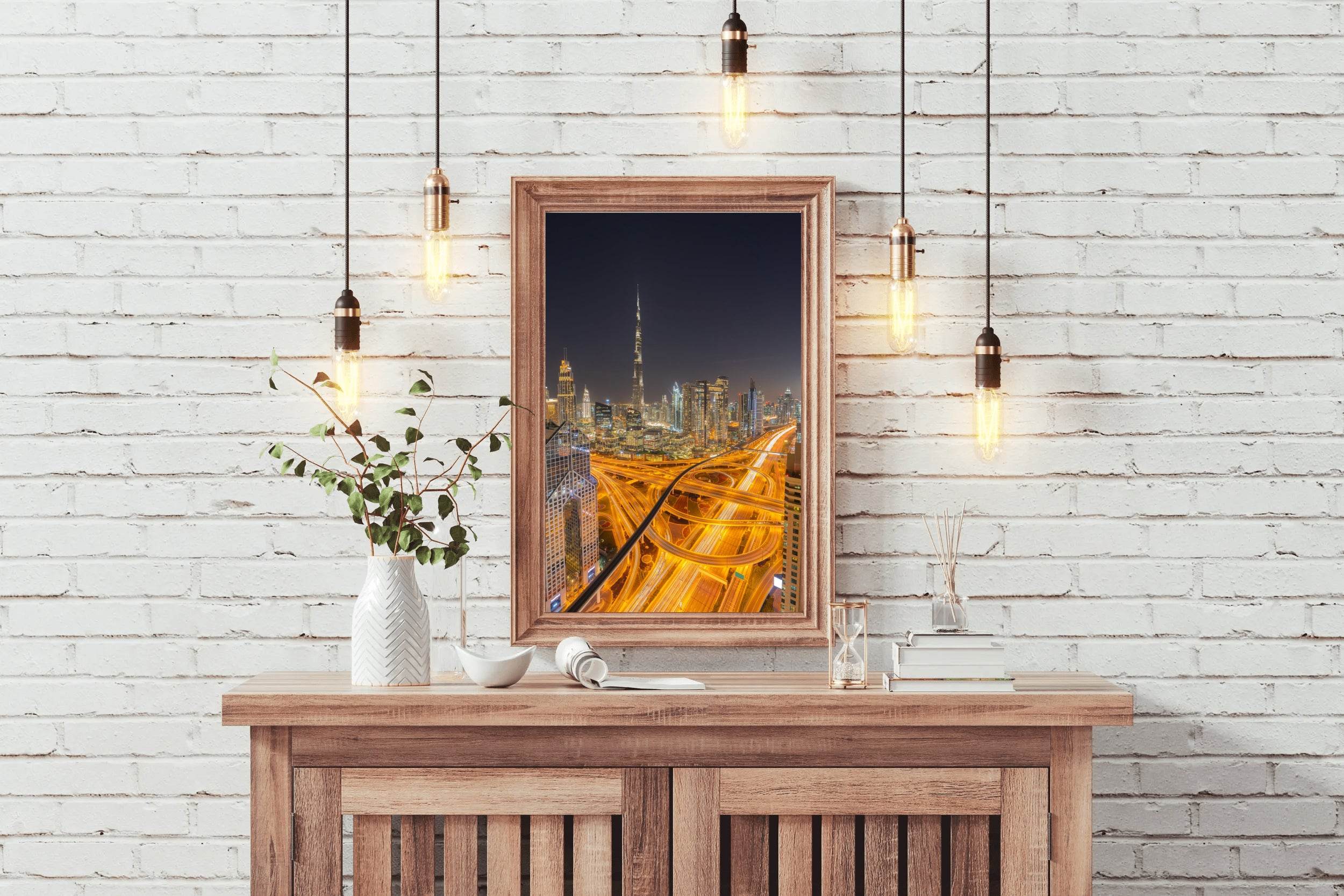 Glimmering Urban Jungle Wall Art - beink online art store