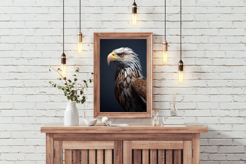 Bald Eagle Bird Wall Art - beink online art store