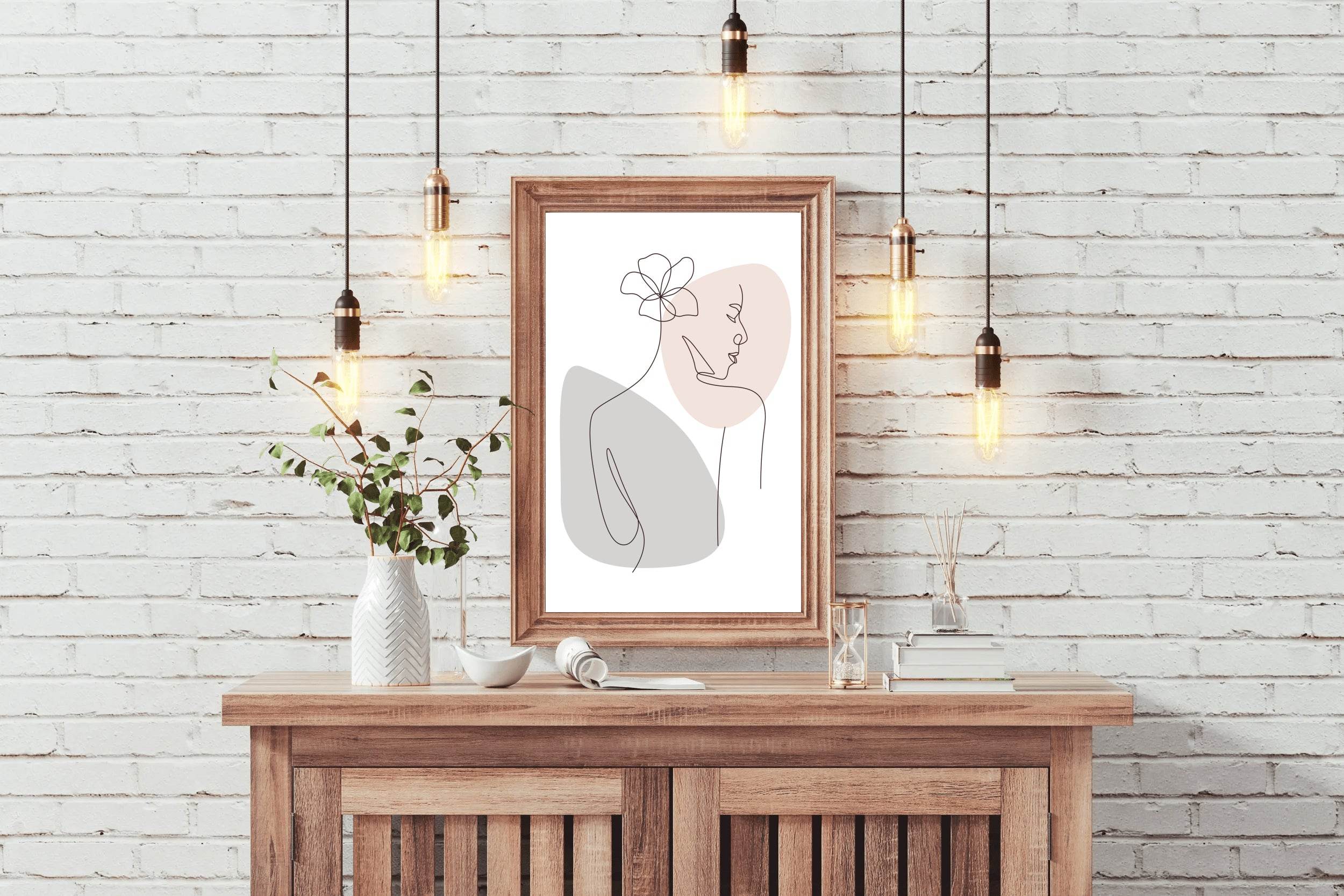 Beautiful Woman's Back Wall Art - beink online art store