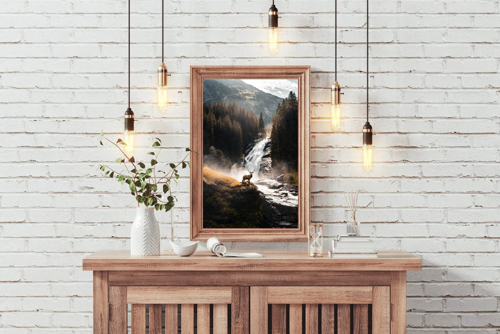 Scottish Red Deer Animal Wall Art - beink online art store
