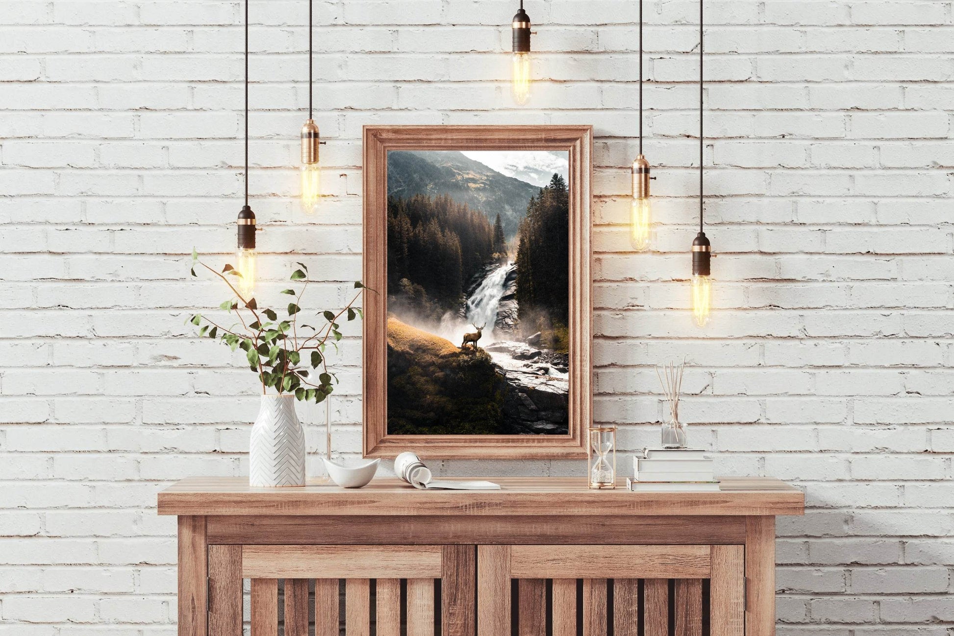 Scottish Red Deer Animal Wall Art - beink online art store