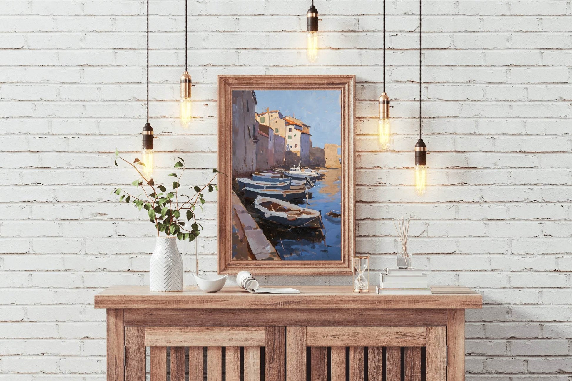 Passenger Boats in Venice Wall Art - beink online art store