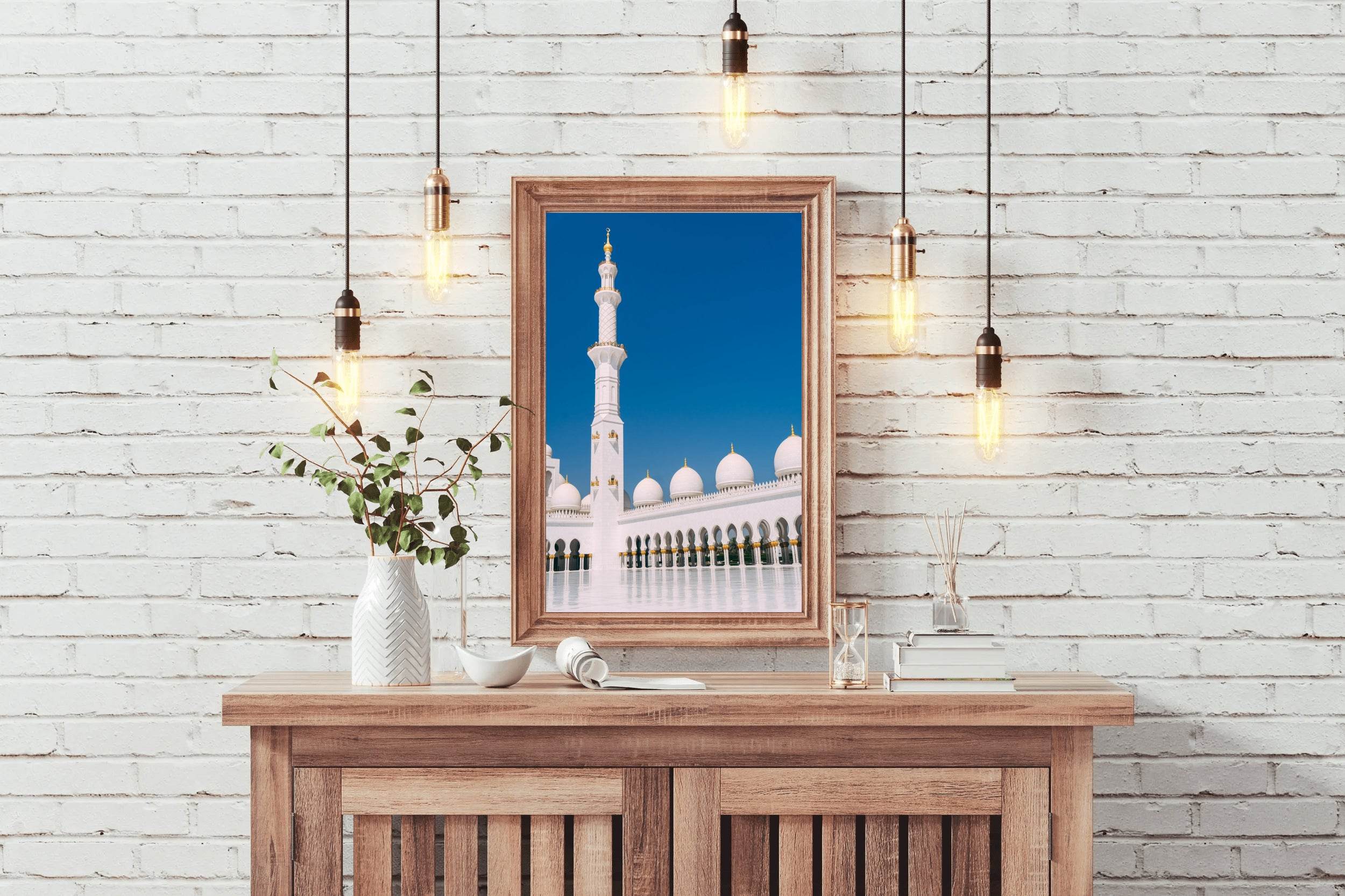 White Dome Against Blue Sky Wall Art - beink online art store