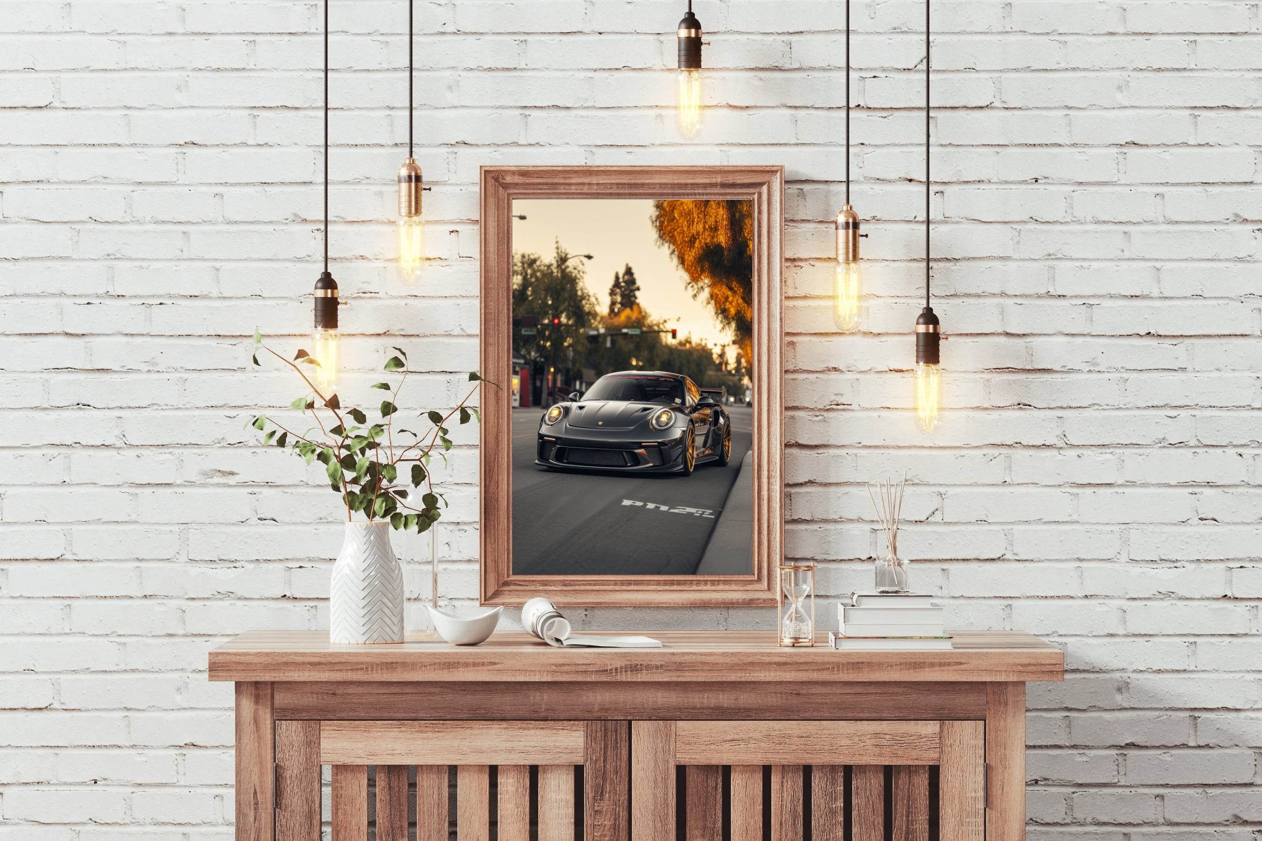 Porsche 718 Cayman Wall Art - beink online art store