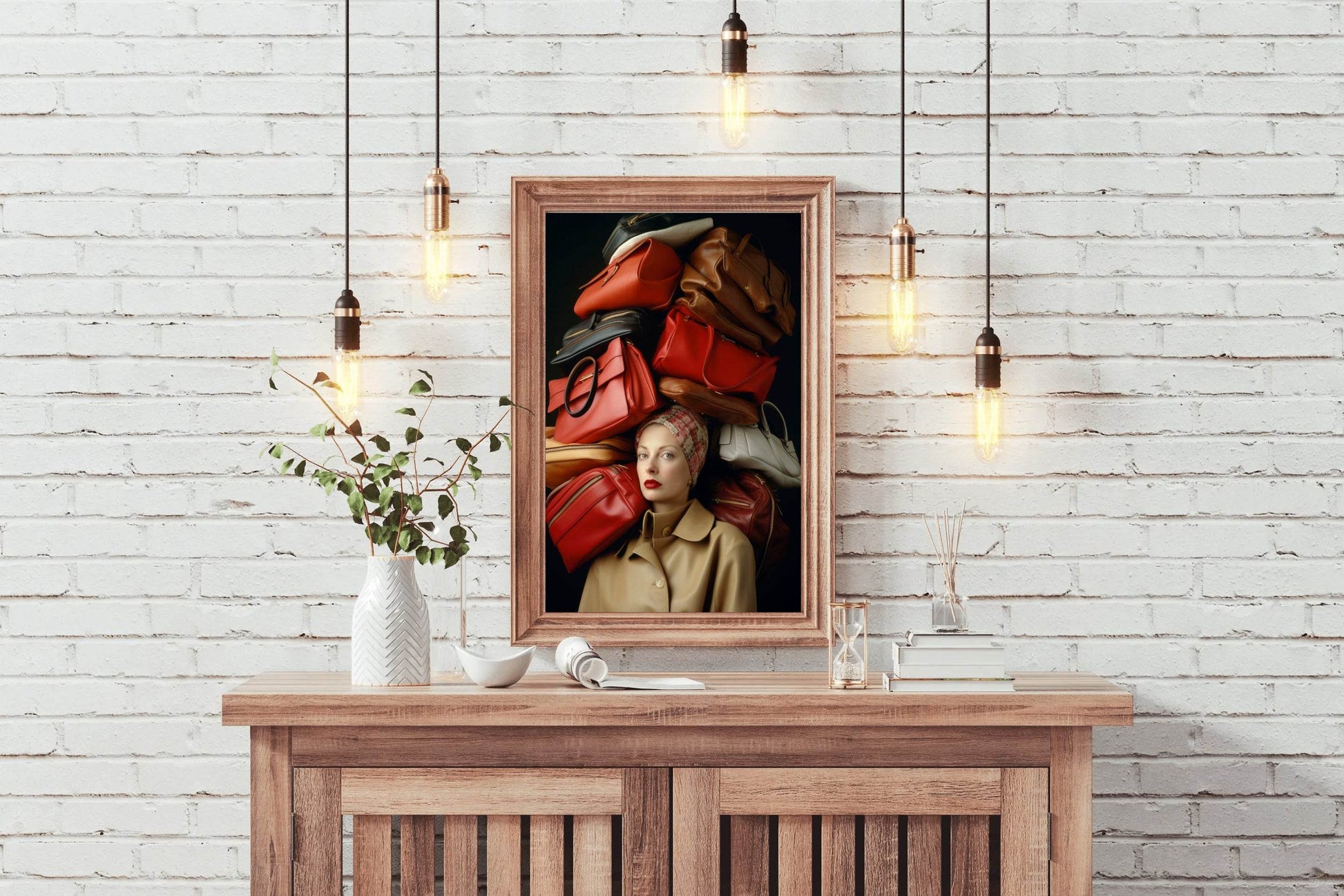 Popular Leather Bags For Women Wall Art - beink online art store