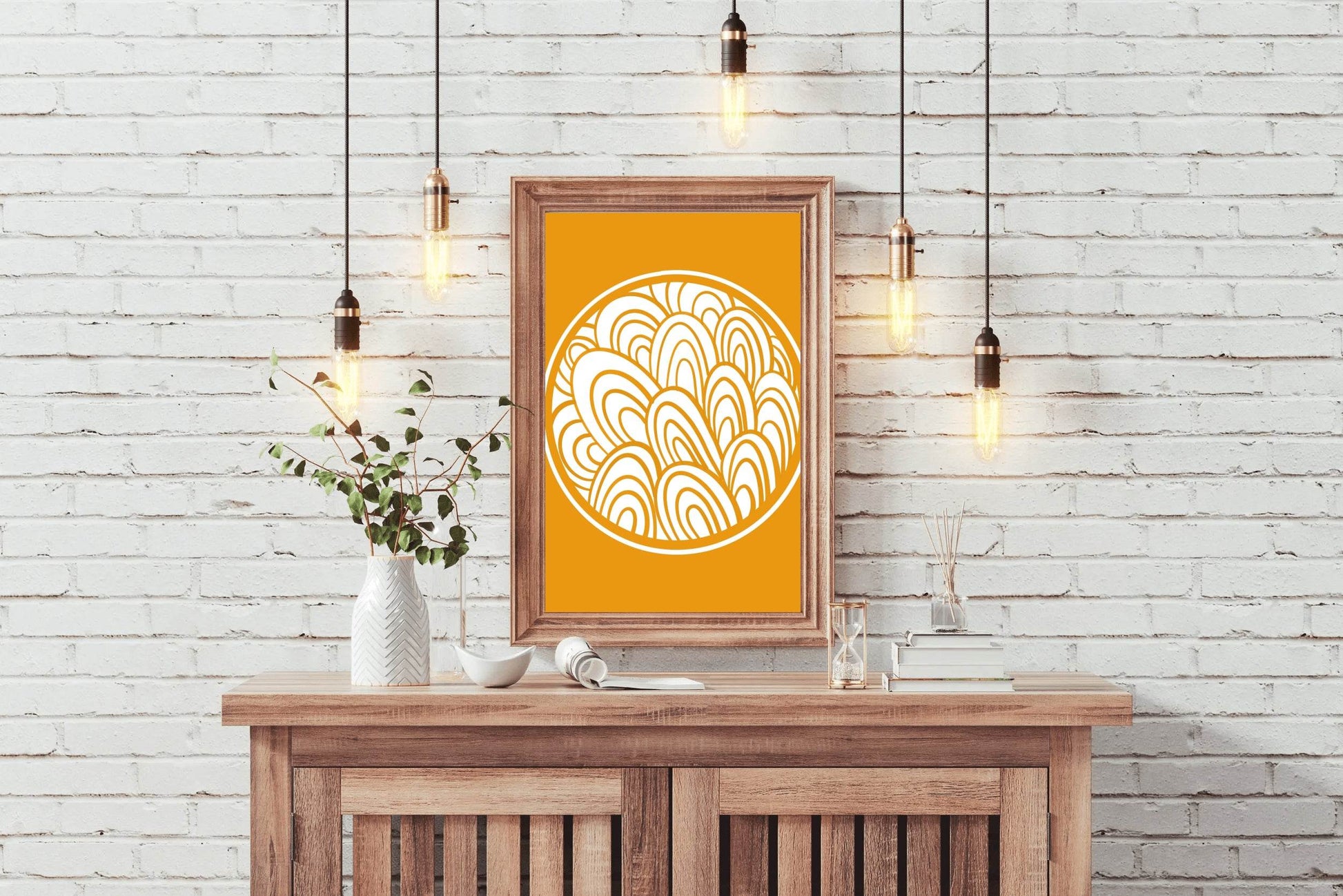 Chinese Round Border Style Wall Art - beink online art store
