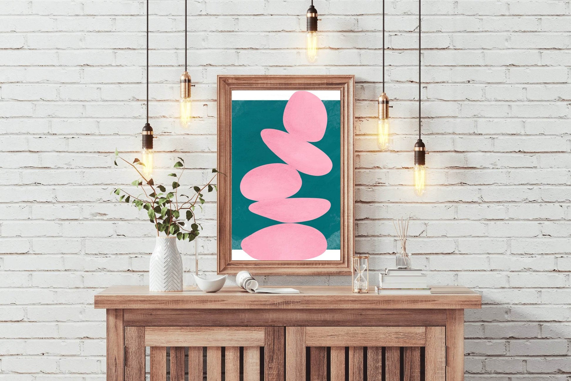 Stone Balance Painting Wall Art - beink online art store