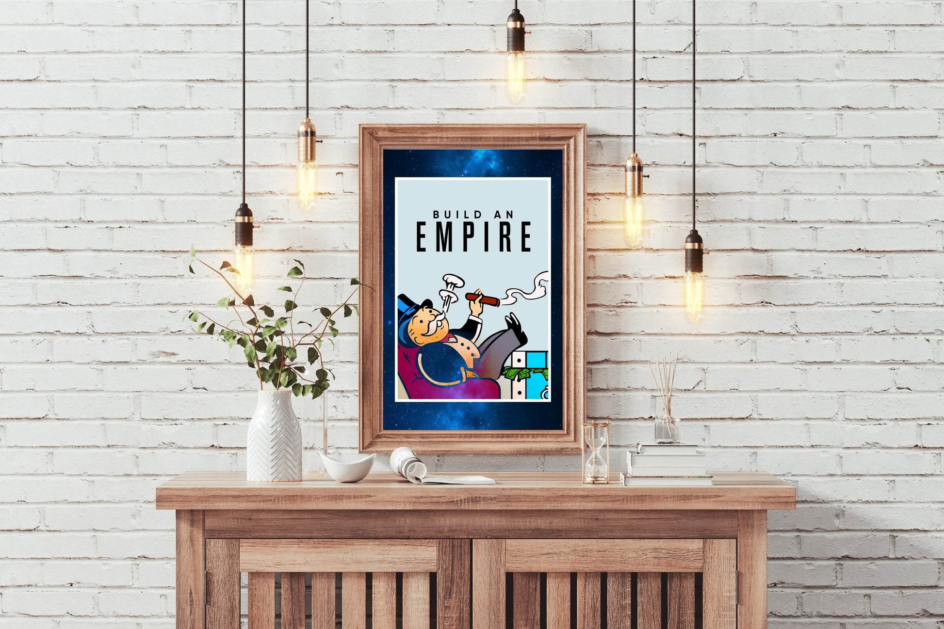 Monopoly-Inspired Success Motivational Wall Art - beink online art store