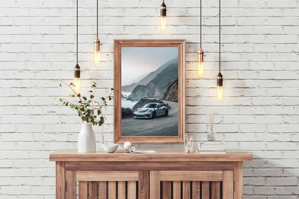 Porsche 911G Silver Wall Art - beink online art store
