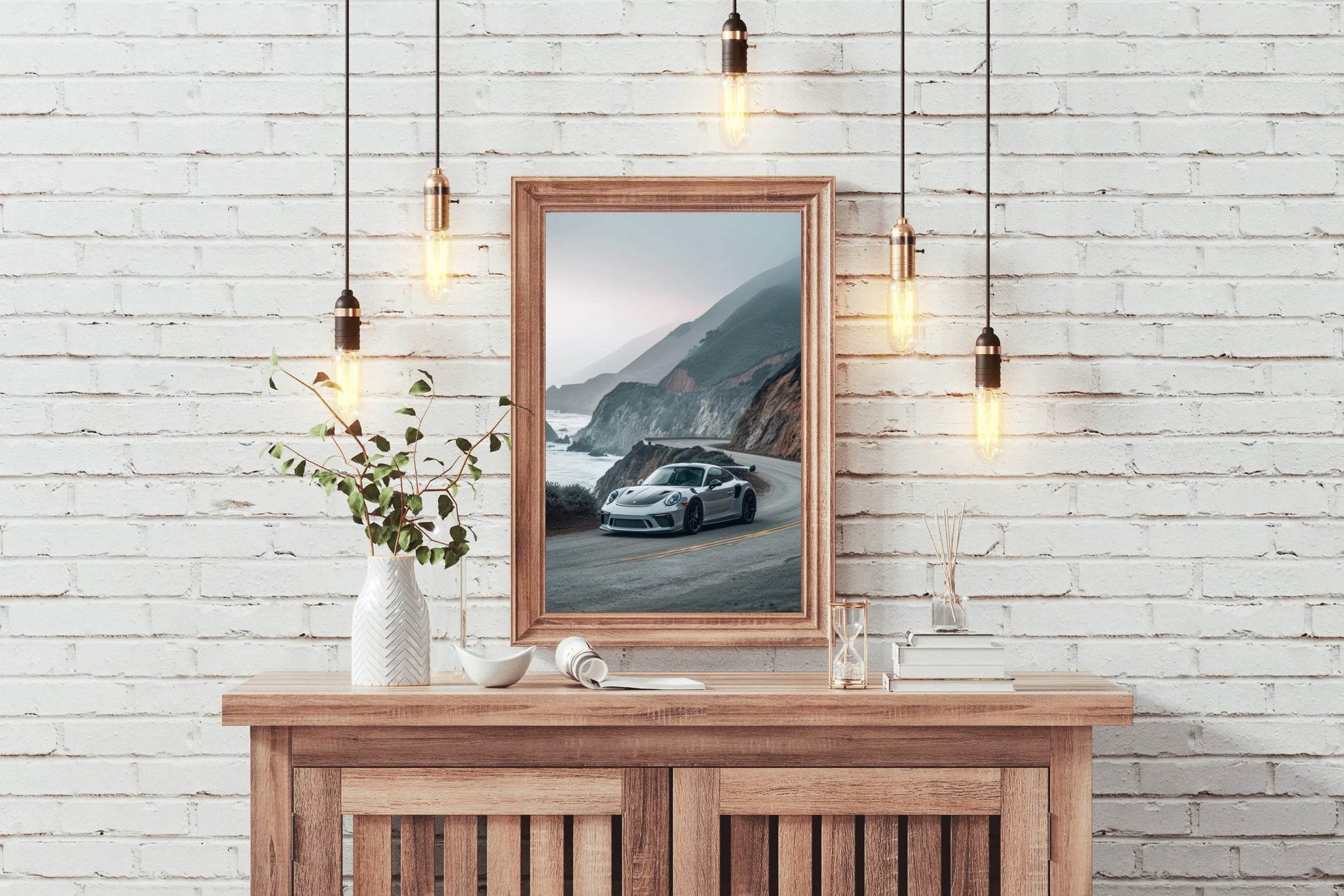 Porsche 911G Silver Wall Art - beink online art store