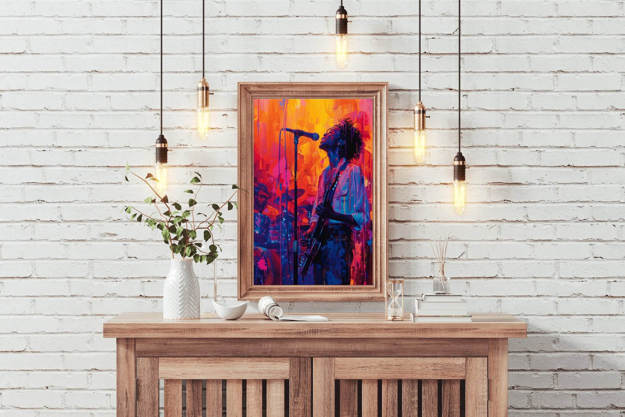 Concert Singer Wall Art - beink online art store