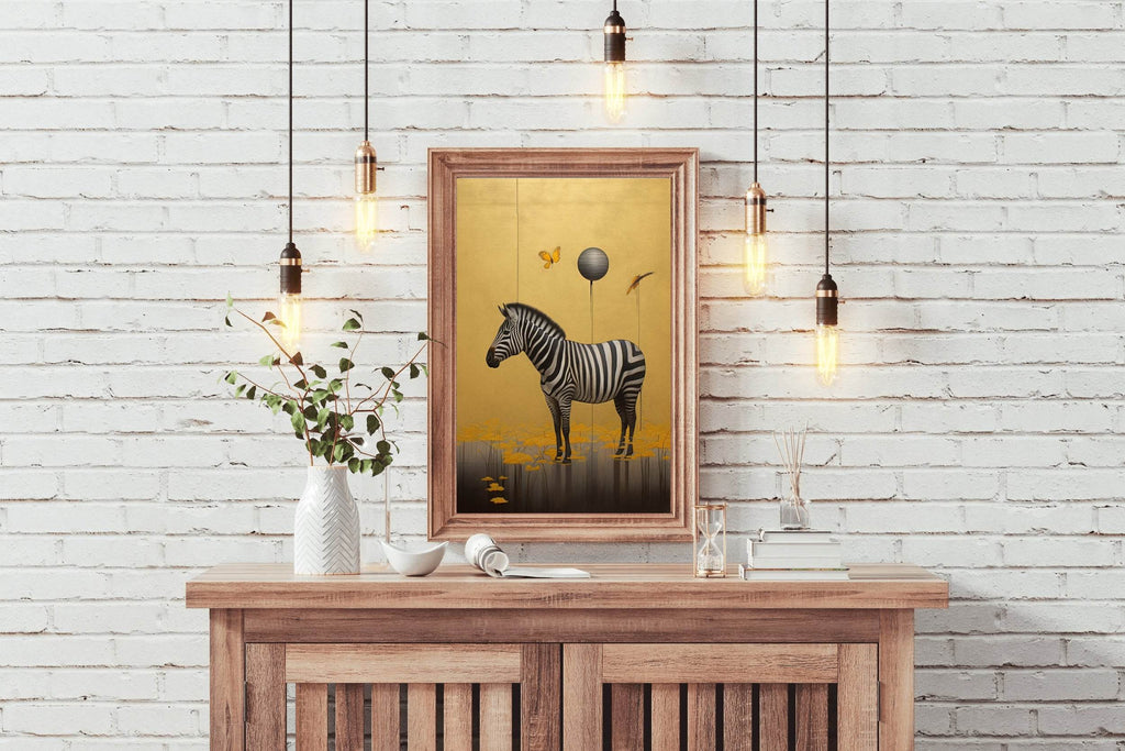 3D Painting of Zebra Animal Wall Art - beink online art store
