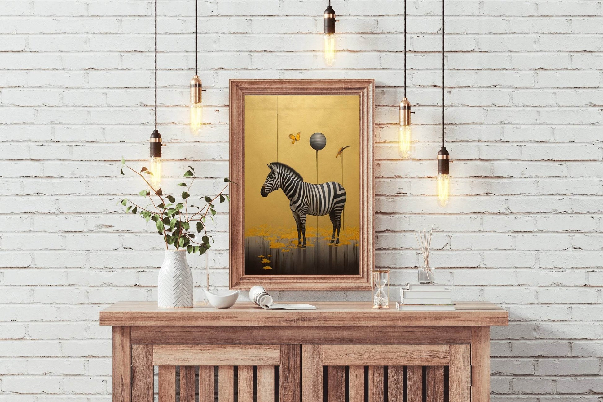 3D Painting of Zebra Animal Wall Art - beink online art store