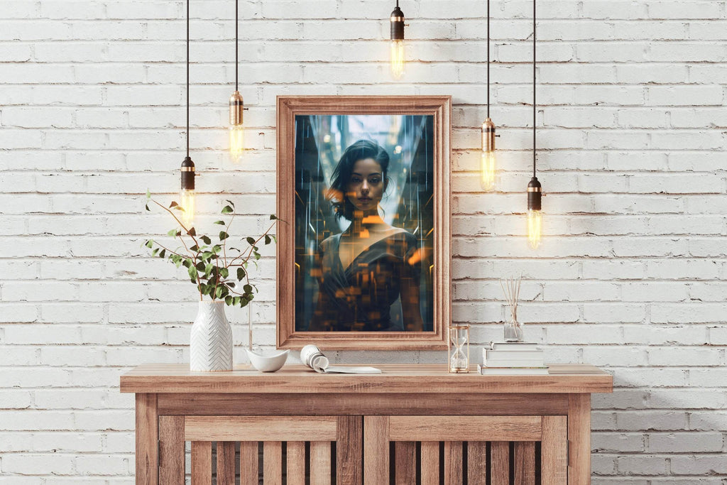 AI Girl Wall Art - beink online art store