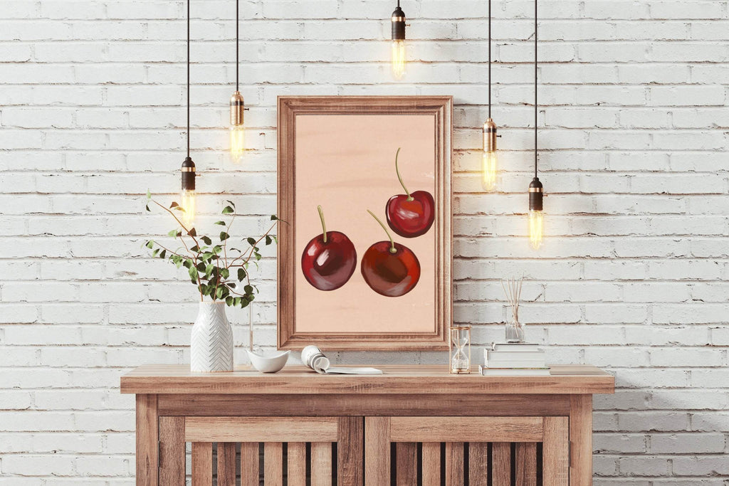 Cherry Painting Wall Art - beink online art store